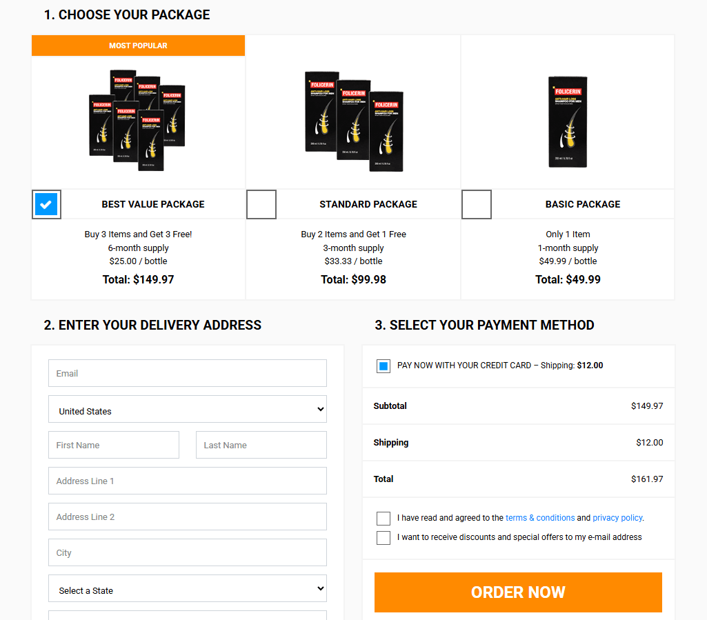 folicerin order